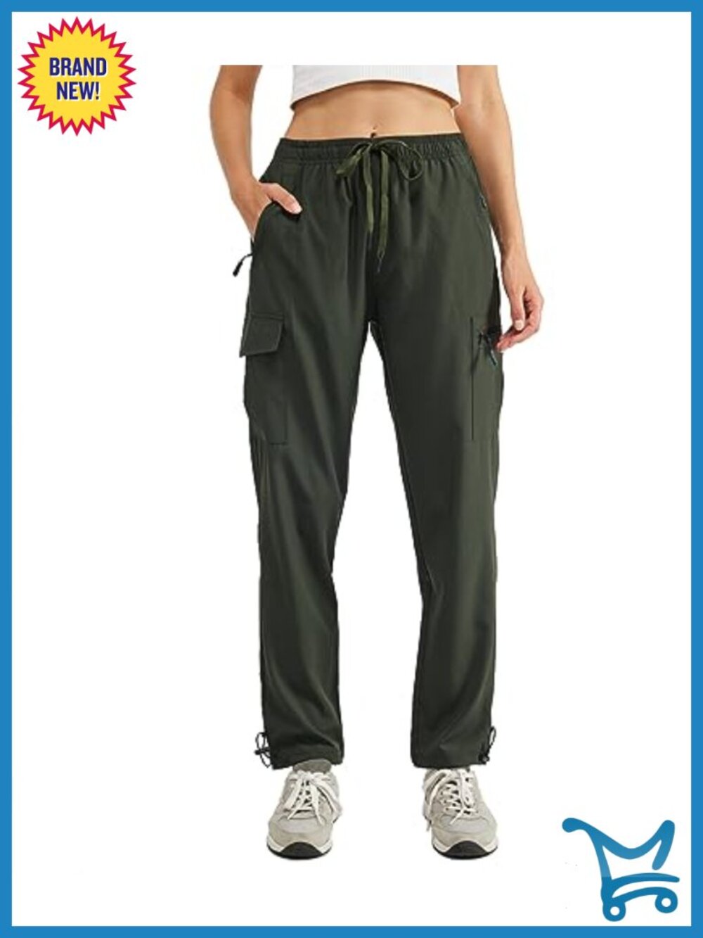 Women's Hiking Cargo Pants Convertible Capris Quick Dry UPF 50+